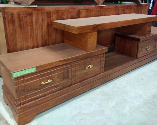 Kệ tivi mẫu Sopha hàng đặc gỗ Gõ đỏ  KTV211119