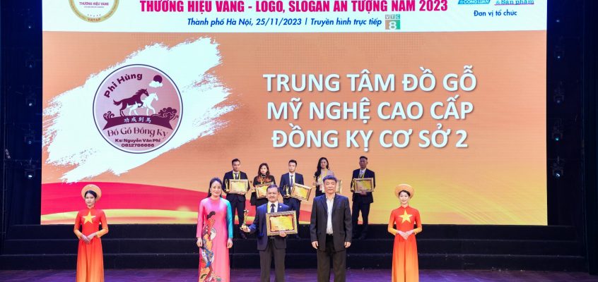 Trung tâm đồ gỗ mỹ nghệ cao cấp Đồng Kỵ cơ sở 2 vinh dự được xướng tên tại Top 10 Thương hiệu vàng 2023