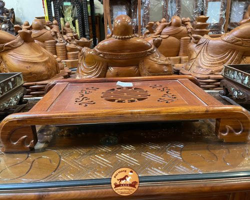Khay trà gỗ hương Lào KT240902 Khay trà gỗ hương Lào KT240902