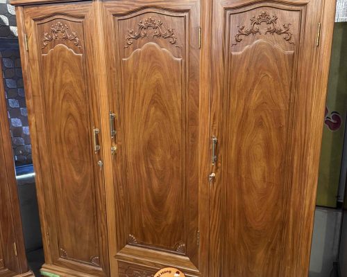 Tủ áo 3 buồng gỗ Cẩm Lai vàng TA250116 Tủ áo 3 buồng gỗ Cẩm Lai vàng TA250116