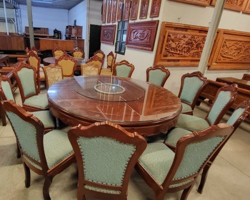Bộ bàn ăn mẫu tròn BA250203 Bộ bàn ăn mẫu tròn BA250203