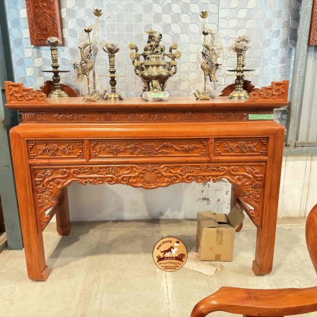 Ban thờ mẫu Ngũ Phúc gỗ Hương đá BT251220 (4)