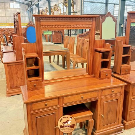Bàn phấn mẫu mới gỗ gỗ đỏ BP260409 (4)