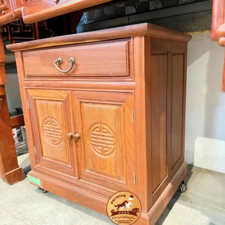 Tủ cỗ chữ Thọ gỗ Gõ đỏ TC260303 (2)