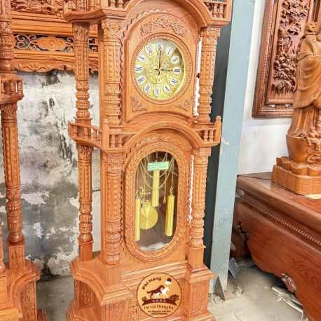 Đồng hồ mẫu Pháp gỗ Hương đá DH260714 (1)